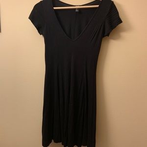 Black dress v-neck